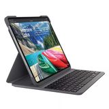 Logitech Slim Folio Pro İpad Kılıfı, Kablosuz Bluetooth Klavyeli, İpad Pro 12,9" 3. Nesil (A1876, A1895, A1983, A2014), 14 İos Özel Tuşu, Manyetik Kapatma - İtalyan Qwerty Düzeni - Grafit