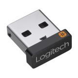 Logitech USB-Unifying alıcısı, 2,4 GHz kablosuz teknoloji, USB bağlantısı kablosuz fare ve klavye, PC/Mac/Laptop gibi tüm Logitech Unifying cihazlarıyla uyumlu, siyah