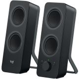 Logitech Z207 Bluetooth Bilgisayar Hoparlörü, 20 İnce ve Hafif Tasarım, Siyah