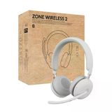 Logitech Zone Wireless 2 Premium Gürültü Önleyici Kulaklık, Hibrit Anc, Bluetooth, Usb-C, Usb-A, Microsoft Teams Sertifikalı Ve Hızlı Eşleştirme - Kirli Beyaz