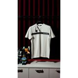 Logo Baskılı Beyaz Erkek T-Shirt - XL