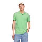 Logo Piqué Polo Yaka Erkek T-Shirt Yeşil