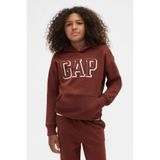 Logo Relaxed Erkek Çocuk Kahverengi Sweatshirt