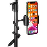 LogoLess Gooseneck Telefon Tutacağı, Araba, Bebek Arabası, Koşu Bandı, Alışveriş Sepeti, Bisiklet, Tekne, Golf Arabası, Çalışma Masası, Yatak için Sarılır - Esnek ve Ayarlanabilir iPhone Tutucu - Cep