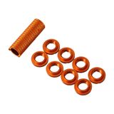 logyues Homeswitch Spektrum RC Vericisi N10266 için Anahtarlı 8 adet RC Anahtar Somunu (Turuncu)