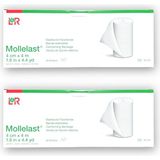 Lohmann & Rauscher Mollelast Elastik Kompresyon Bandajı 4 cm x 4 M - Ref 19410 - 2 Kutu (40 Adet)