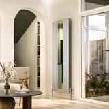 Lojimax Alüminyum Aynalı Dikey Radyatör Royal Mirror 1800X792MM 8 Dilim Dokulu Antrasit Gri | 1650 W Yüksek Isıl Güç | 5 Yıl Üretici Garantisi