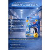 LOJİSTİK NEM RUTUBET GİDERİCİ KOROZYON ÖNLEYİCİ KOKU GİDERİCİ 3 KUTU 6 PAKET 3 KG