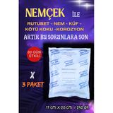 Lojistik Nemçek Nem Alıcı Rutubet Giderici Önleyici Korozyon Önleyici Koku Giderici 600 Gr 3 Paket