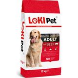 Loki Pet Düşük Tahıllı Sığırlı 12 kg Yetişkin Kuru Köpek Maması