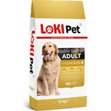 Loki Pet Düşük Tahıllı Tavuklu 12 kg Yetişkin Kuru Köpek Maması
