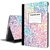Lokigo 9,7 inç iPad 6. Nesil Kılıf 2018/iPad 5. Nesil Kılıf 2017, iPad Air 2/Air 1 Kılıf, Koruyucu Slim Fit Akıllı Kılıf, Çoklu Görüntüleme Standı, Otomatik Uyanma/Uyku Fonksiyonu, Pembe Kompozisyon Defteri