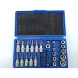 Lokma Takımı 34 Parça 3/8 1/4 Torx & E Lokma Set