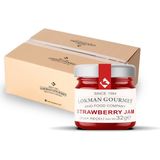 Lokman Gourmet Organik Çilek Reçeli 32 g x 50 Adet – Tek Porsiyon Cam Kavanoz – Otel & Catering İçin - 1,5 kg