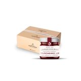Lokman Gourmet Organik Vişne Reçeli 32 g x 50 Adet – Tek Porsiyon Cam Kavanoz – Otel & Catering