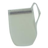 LokmanAvm Beyaz 17x25 cm İpek Sırt ve Vücut Kesesi