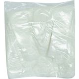 Lokmanavm Ekonomik Küçük Boy Atlet Hışır Poşet 38X22 cm Ince Beyaz 250 Adet 1 Paket - Şeffaf