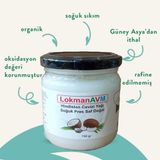 Lokmanavm Hindistan Cevizi Yağı Soğuk Pres 150 gr Cam Kavanoz Doğal ve Katkısız - 1 Adet