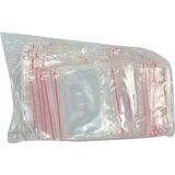 Lokmanavm Kilitli Naylon Torba Poşet 6x7 cm Şeffaf 100 Adet 1 Paket