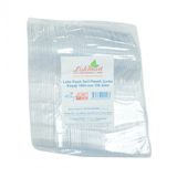 LokmanAvm Lüks Sert 1654 mm Şeffaf 100 Adet Plastik Çorba Kaşığı