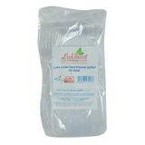 LokmanAvm Lüks Sert Plastik Şeffaf 50 Adet Çatal