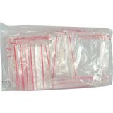Lokmanavm Şeffaf Kilitli Naylon Torba Poşet 5x5 cm 100 Adet Paket Sarf Malzemeler