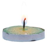 LokmanAVM Tea Lights Yeşil Mum 5 Li 1 Paket