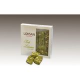 Loksan Toz Antep Fıstık Kaplamalı Nar Aromalı Antep Fıstıklı Lokum 300 gr (Fıstık Resitali)