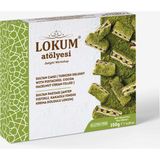 Lokum Atölyesi Sultan Pastası (Antep Fıstıklı, Kakaolu Fındık Krema Dolgulu Lokum) 150g - 150 gr
