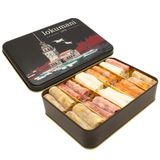 lokumani Karışık Antep Fıstıklı Parmak Lokum 820 Gr, Metal Kutu