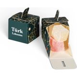 Lokumbox Mini Kutu - Mini Sade & Güllü Lokum (10 Adet)