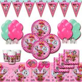 Lol Bebek Lol Dogum Gunu Parti Malzemeleri Susleri Set 16 Kisilik