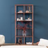 Lola Rose Metal Kitaplık, Kırmızı, 80 Cm