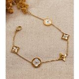 lolajewelry Luxury Steel Altın Kaplama Mineli Çelik Halhal