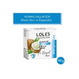 Lole's Katı Şampuan Ve Saç Kremi, Hindistan Cevizi Yağı, Normal Saçlar Için, Hacim Ve Güç, %99 Doğal, 100g