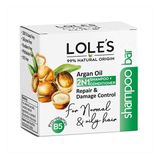 Lole's Katı Şampuan Ve Saç Kremi, Normal Ve Yağlı Saçlar Için Argan Yağı, Hasar Onarımı , %99 Doğal, 100g