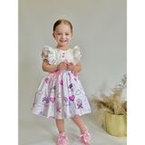 Lolipop Beyaz Kız Bebek Elbise,doğum Günü Elbise,fotoğraf Çekim Elbise,0-12 Yaş Uygun - 7 Yaş