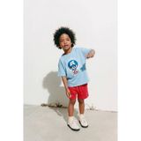 Lolipop Kids Store Erkek Çocuk Kaptan Amerika Karakterli T-Shirt Şort Alt Üst Takım - 3 - 4 Yaş - Çok Renkli