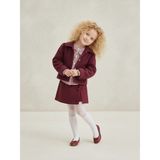 Lolipop Kids Store Kız Çocuk Ceketli Gömlekli Şort Etekli Bayramlık Takım - 3 - 4 Yaş - Bordo