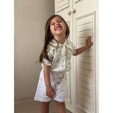 Lolipop Kids Store Kız Çocuk Çiçekli Gömlek Şort Takım - 4 - 5 Yaş - Çok Renkli