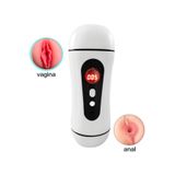 Lolita Shop 10 Mod Titreşimli Usb Şarjlı Ses Fonksiyonlu Çift İşlevli Vajina Ve Anal Mastürbatör Kupası