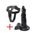 Lolita Shop 18 Cm Kalın Kemerli Penis Tamamen Soft Et Dokusunda Tam Belden Bağlamalı Takma Dildo