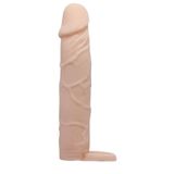 Lolita Shop 6 Cm Dolgulu Testis Tutacaklı Et Dokusunda Uzatmalı Penis Kılıfı