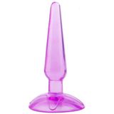 Lolita Shop Anal ve Vajina Yumuşak Jel Dokuda Vantuzlu Anal Açıcı Genişletici Alıştırıcı Anal Plug ve Tıkaç
