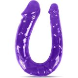 Lolita Shop Çift Başlı Esnek Yumuşak Jel Dokuda 28 Cm Anal Vajina Çift Taraflı Dildo Penis