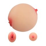 Lolita Shop Hem Göğüs Hem Vajina Olarak Kullanılan Ten Hissiyatı Yumuşak Dokuda Göğüslü Mastürbatör