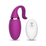 Lolita Shop Klitoris G Noktası Uyarıcılı Kumandalı Şarjlı 10 Mod Titreşim Silikon Doku Vajina Kegel Top Vibratör