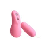 Lolita Shop Klitoris Uyarıcılı 12 Farklı Titreşimli Uzaktan Kumandalı Kablosuz Orgazm Vajinal Top Zevk Vibratörü