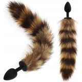 Lolita Shop Pürüzsüz Soft Silikon Dokuda Uzun Yumuşak Kuyruklu Anal Alıştırıcı Genişletici Açıcı Tıpa Plug Tıkaç
