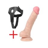 Lolita Shop Ten Soft Doku Anal Vajina Kemerli Takma Penis 17 Cm Vantuzlu Belden Bağlama Dildo